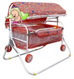 Baby love TOY Mosquito Net Jhulla Cradle with Swing for New Born Baby 1-2 Years Babies-Newborn Baby Cotton Baby Sleep Swing