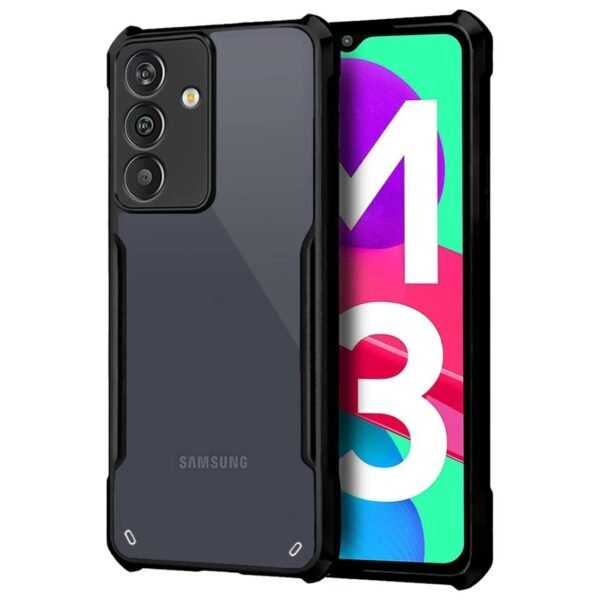 Shockproof Crystal Clear Samsung Galaxy M13 4G Back Cover Case | 360 Degree Protection | Protective Design |