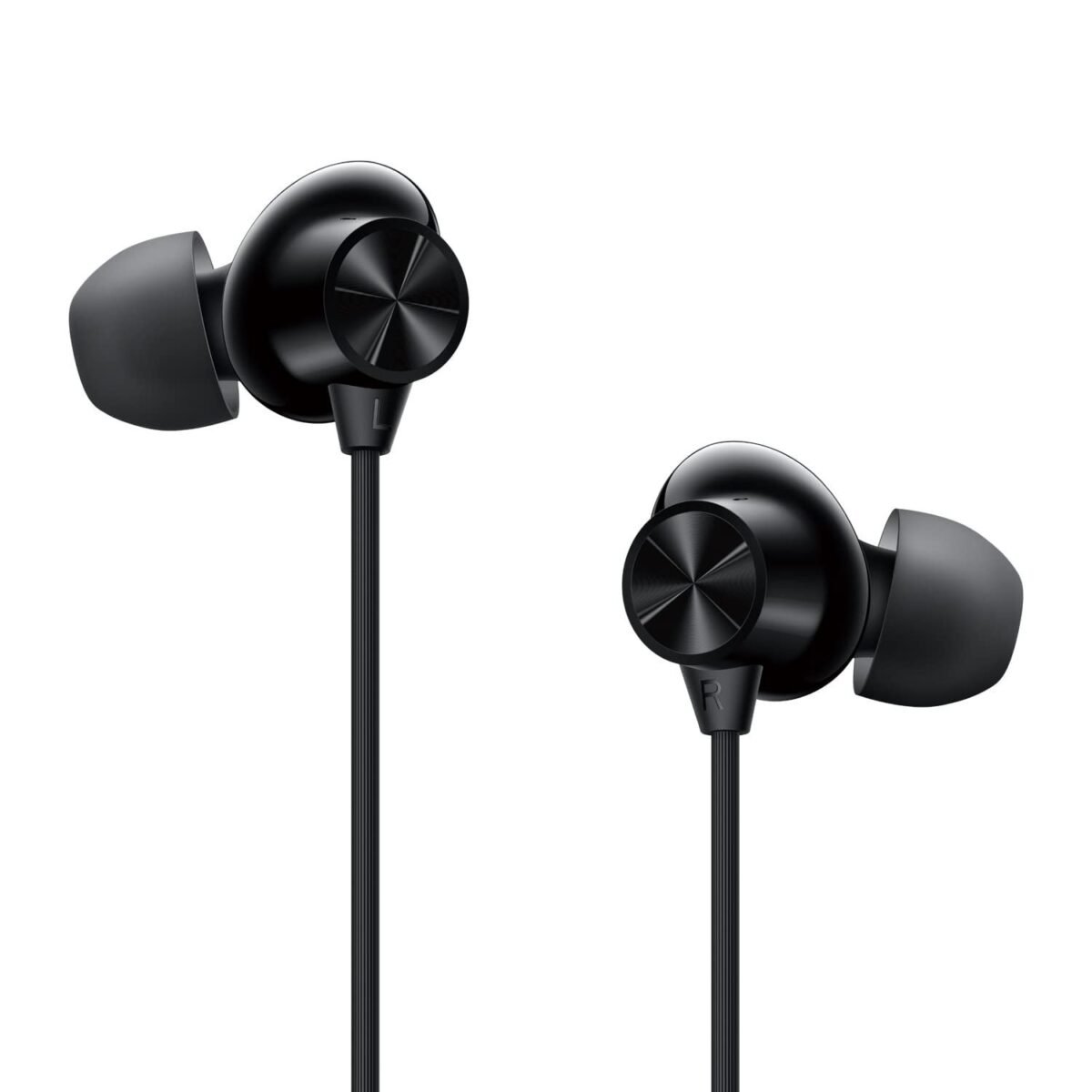 OnePlus Nord Wired Earphones with mic, 3.5mm Audio Jack, Enhanced bass with 9.2mm Dynamic Drivers, in-Ear Wired Earphone - Black