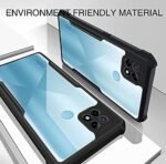 Polycarbonate Shockproof Back Cover For Realme C25/ Realme C12 (Transparent Black Border) Eagle