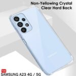 Crystal Clear Back Cover Case For Samsung Galaxy A23 4G / A23 5G|360 Degree Protection|Shock Proof