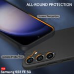 Back Cover Case for Samsung Galaxy S23 FE 5G | Camera Protection Bump | Soft Silicon Back Cover