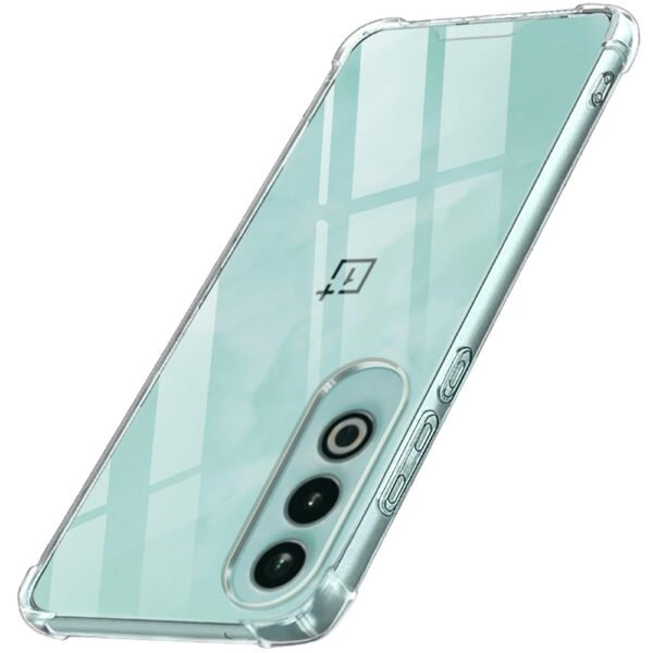 ShockProof Crystal Clear Back Cover Case for OnePlus Nord CE 4 5G | 360 Degree Protection | (PC & TPU, Transparent Bumper)