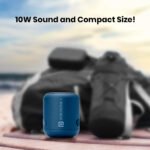 Portronics SoundDrum 1 10W TWS Portable Bluetooth 5.3 Speaker with Powerful Bass, Inbuilt-FM & Type C Charging cable included(Blue)