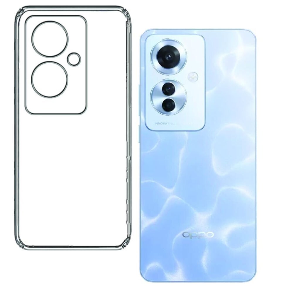 Silicone Oppo F25 Pro 5G Back Cover | Slim Soft Back Case for Oppo F25 Pro 5G (Transparent)