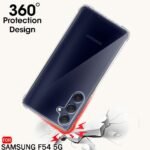 Crystal Clear Back Cover Case for Samsung Galaxy F54 5G | 360 Degree Protection | Shock Proof Design | Transparent