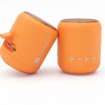 Portronics SoundDrum 1 10W TWS Portable Bluetooth 5.3 Speaker with Powerful Bass, Type C Charging cable included(Orange)