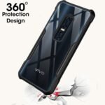 Shockproof Crystal Clear Back Cover Case for Vivo V17 Pro | 360 Degree Protection | Protective Design | Transparent