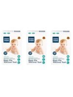 Mee Mee Anti-Colic Easy Flo Silicone Teat, White - Medium - 6 Pieces (Pack of 3)