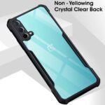 Back Cover Case for OnePlus Nord CE 5G (2021) (Crystal Clear | Shockproof | Hybrid TPU & PC | Transparent Back |