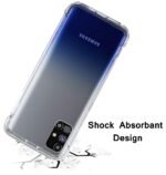 Shock Proof Protective Soft Back Case Cover for Samsung Galaxy M31s (Transparent) [Bumper Corners with Air Cushion