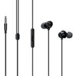 OnePlus Nord Wired Earphones with mic, 3.5mm Audio Jack, Enhanced bass with 9.2mm Dynamic Drivers, in-Ear Wired Earphone - Black