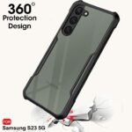 Shockproof Crystal Clear Back Cover Case for Samsung Galaxy S23 5G | 360 Degree Protection | Protective Design |