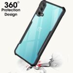 Back Cover Case for OnePlus Nord CE 5G (2021) (Crystal Clear | Shockproof | Hybrid TPU & PC | Transparent Back |