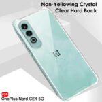 ShockProof Crystal Clear Back Cover Case for OnePlus Nord CE 4 5G | 360 Degree Protection | (PC & TPU, Transparent Bumper)