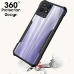 Shockproof Crystal Clear Back Cover Case for Realme 8i | 360 Degree Protection | Protective Design | Transparent