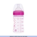 Chicco Well-Being 150 ml Feeding Bottle, Advanced Anti-Colic System, BPA Free, Hygienic Silicone Teat (Pink)