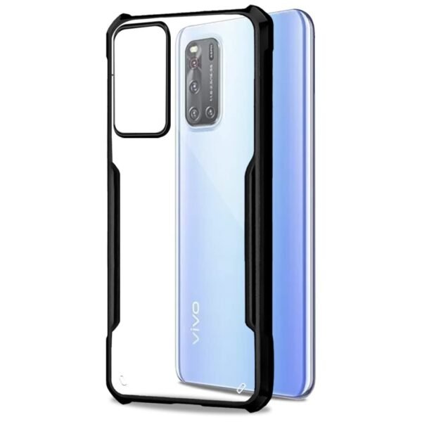 Shockproof Crystal Clear Back Cover Case for Vivo V19 | 360 Degree Protection | Protective Design | Transparent Back