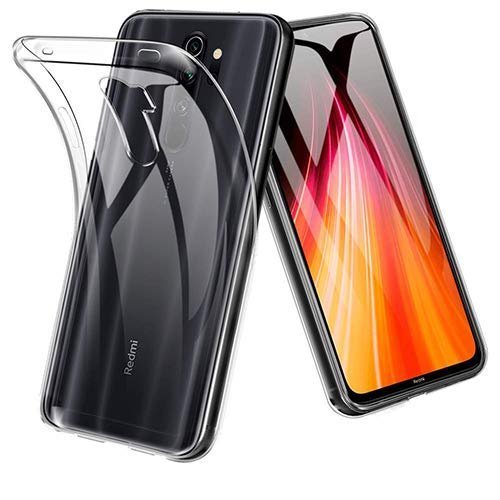 Thermoplastic Polyurethane Soft & Flexible Back Cover for Xia   Redmi Note 8 Pro (Transparent)