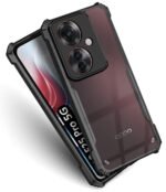 Back Cover for [ Oppo F25 Pro 5G ] Acrylic Back Cover Case for [ Oppo F25 Pro 5G ] | 360 Degree Protection |  (Transparent Black)