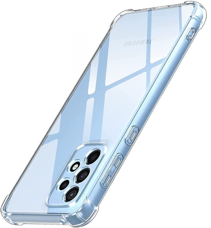 Silicone Bumper Thin Back Cover for Samsung Galaxy A33 5G (Transparent )