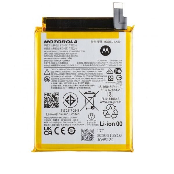 Original LK50 Battery For Motorola Moto G60s Smartphone | Fast Charging Support, 100% Back Up, Guaranteed High Performanc