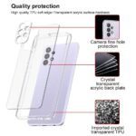 Silicone Crystal Clear Samsung A73 5G Back Cover Case | Protective Design Transparent Back Cover Case For Samsung