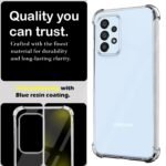 Back Cover Case for Samsung Galaxy A33 5G (Hard Crystal Clear | Shockproof Bumpers (Transparent)