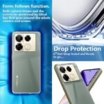 Shockproof Crystal Clear Back Case Transparent for Infinix Note 40 Pro 5G | Raised Bumps for Camera & Screen Protection