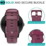 JBJ Soft Silicone 19mm Smartwatch Strap Metal Buckle Compatible with Noise Colorfit Pro 2/Oxy/Pulse/Beat, Boat Storm Smart