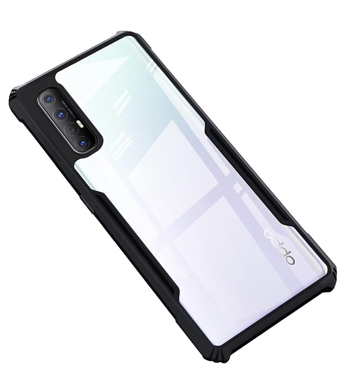 Oppo Reno 3 Pro with Camera Protection | (TPU + PC | Matte Black) - Eagle