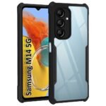 Shockproof Crystal Clear Back Cover Case for Samsung Galaxy M14 5G | 360 Degree Protection | Protective Design |