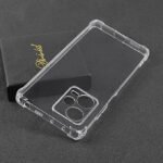 Back Cover Case for Edge to Edge Protection Back case Cover Mi Redmi Note 12 Pro 5G (Transparent) (Soft Silicon)