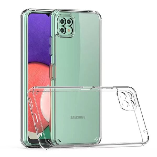 Samsung A22 5G Back Case,Ultra Thin 0.3mm Clear Transparent Flexible Soft TPU Slim Back Case Cover for Samsung