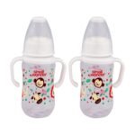 Small Wonder Clear Baby Feeding Bottle (Pack of 2), 125 ML, White