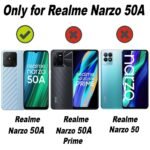 Shockproof Crystal Clear Realme Narzo 50A Back Cover Case | 360 Degree Protection | Protective Design | Transparent