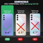 Back Cover Soft Case for Samsung Galaxy A34 5G | Best Camera Protection | Transparent cover