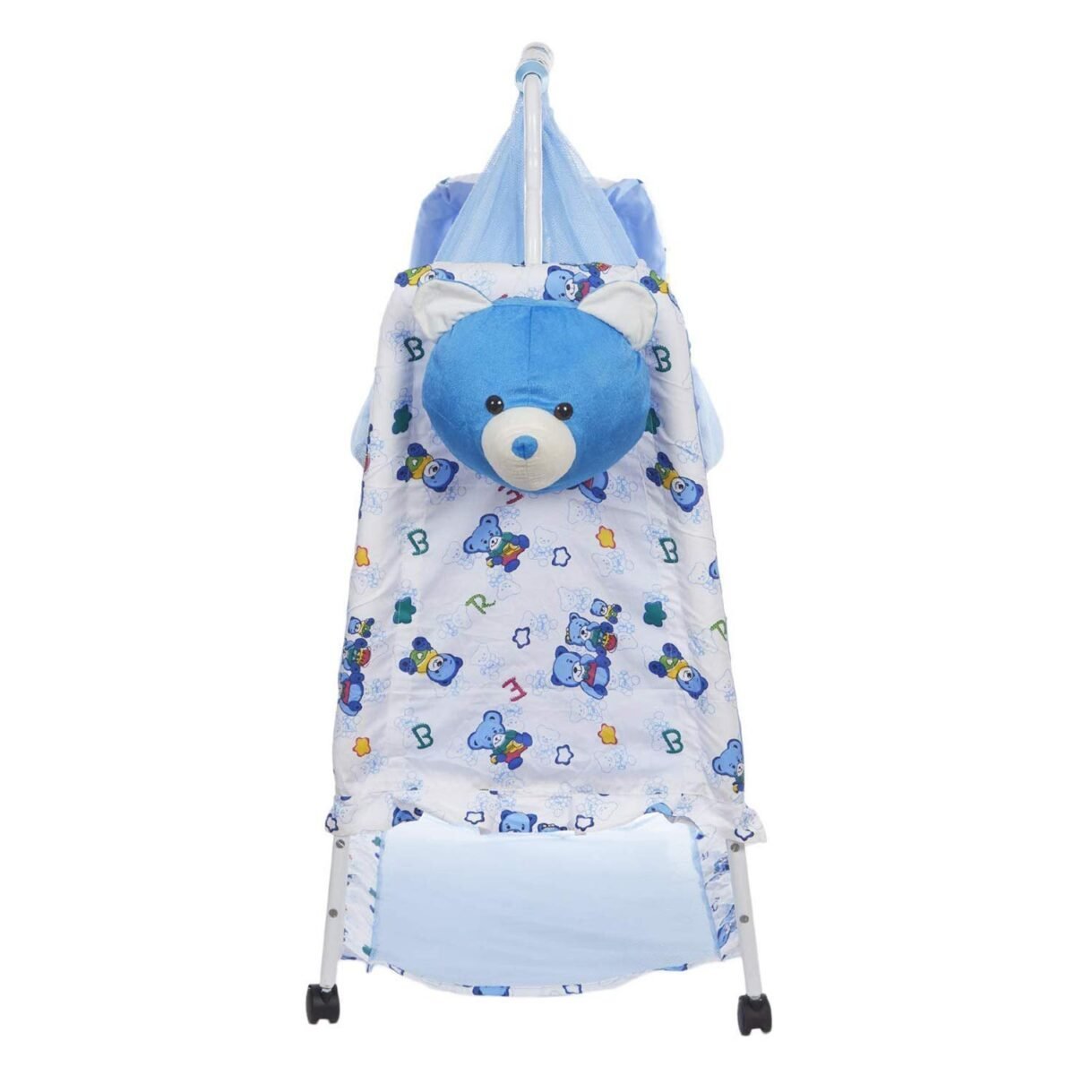 BabyLuv Cozy New Born Baby Cradle, Baby Swing, Baby Jhula, Baby Palna, Baby Bed, Crib, Bassinet with Mattress, Pillow, Mosquito Net