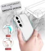 Soft Silicon TPU Shockproof Slim Back Cover Case for Samsung Galaxy A24 5G - Bumper Transparent