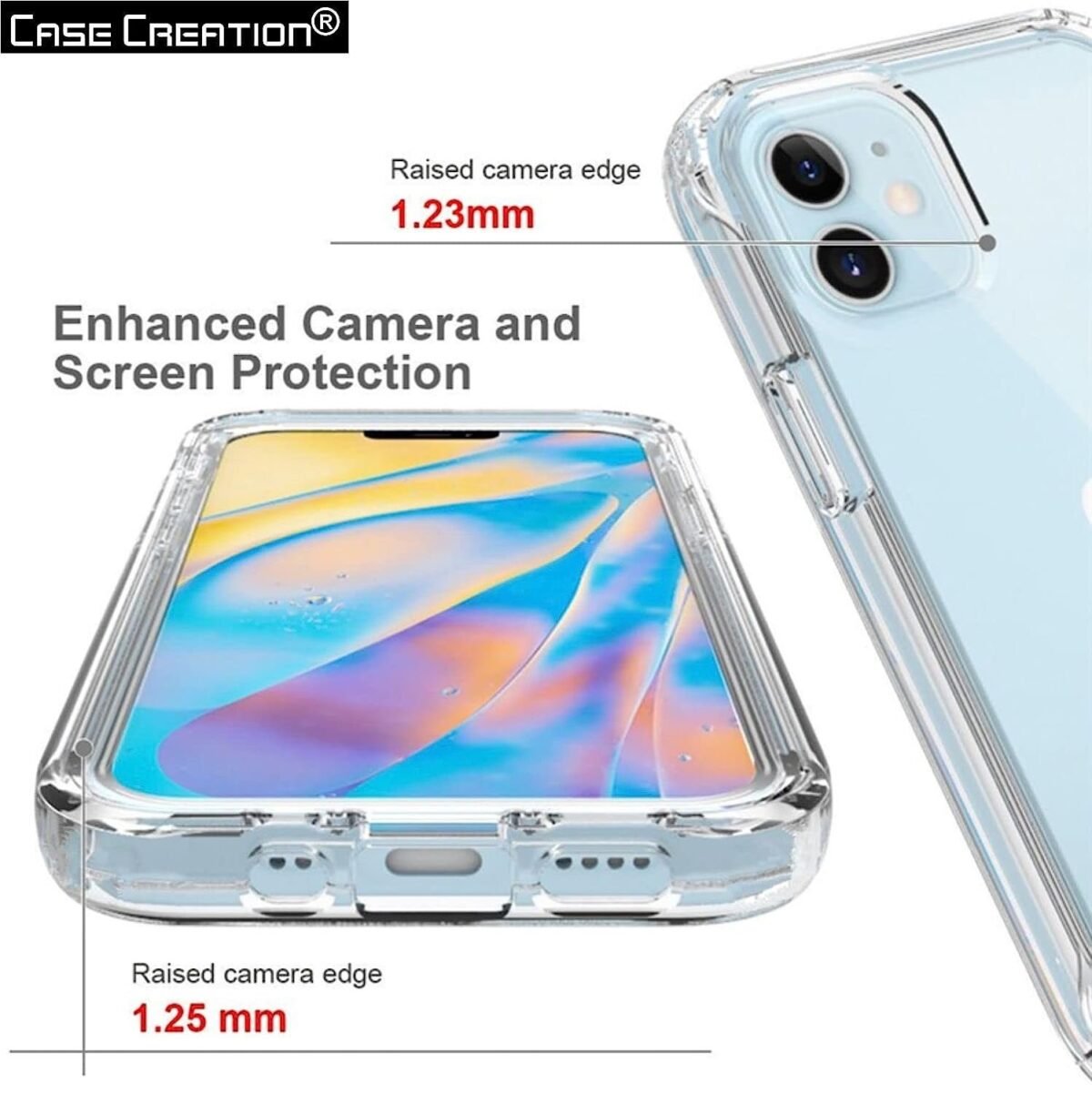 Case Creation New Realme Narzo 30 Premium Imported Quality 0.3mm Crystal Clear Totu Silicone Transparent Flexible Soft Corner