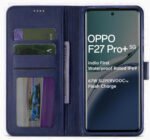 Oppo F27 Pro Plus 5G Flip Cover | PU Leather Wallet Stand | TPU Inside | Magnetic Closure | Red