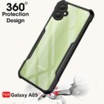 Shockproof Crystal Clear Back Cover Case for Samsung Galaxy A05 | 360 Degree Protection | Protective Design |