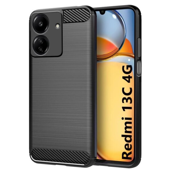 Fashionury Back Cover Case for Mi Redmi 13C | Rugged Armor Hybrid Protection Shockproof Bumper | Anti-Slip Grip | Ultimate