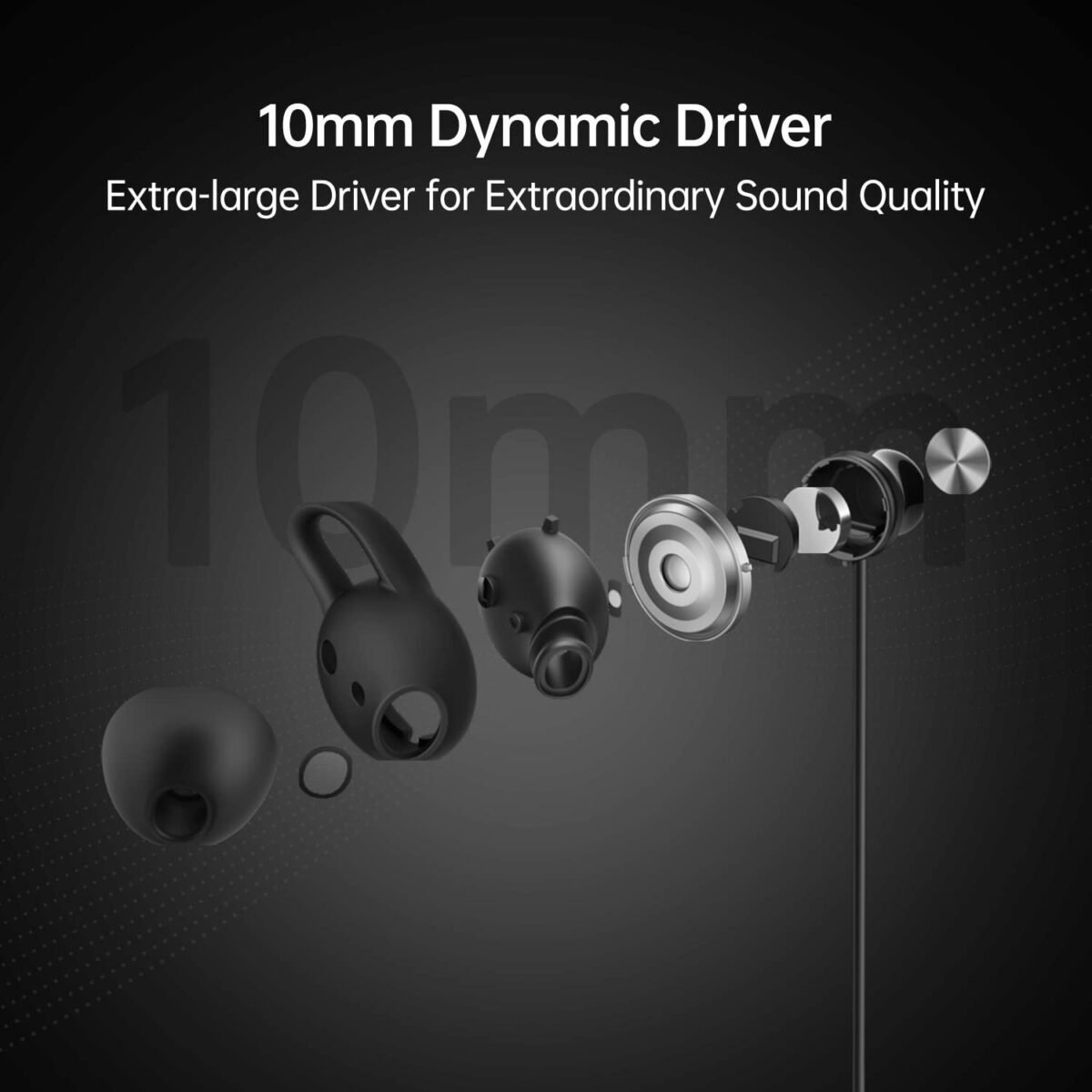 Oppo Enco M32 with Mic, 10 Mins Charge 20 Hrs Playtime, 28H Battery Life, Bluetooth 5.0 in Ear Wireless Earphone, Noise