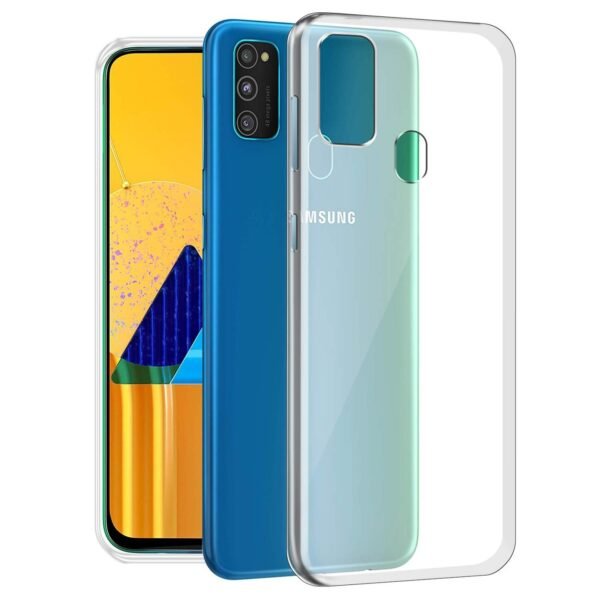 Transparent Back Cover for Samsung Galaxy M30s/ Samsung Galaxy M21 (Soft & Flexible Back Cover)