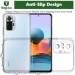 Back Cover Case for Mi Redmi Note 10 Pro/Pro Max (Flexible | TPU | Transparent)