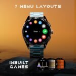 Fire-Boltt Invincible Plus 1.43" AMOLED Display Smartwatch with Bluetooth Calling, TWS Connection, 300+ Sports Modes, 110