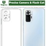 Back Cover Case for Mi Redmi Note 10 Pro/Pro Max (Flexible | TPU | Transparent)