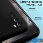 Silicone Liquid Silicon Smooth Shockproof, Camara Protection with Fabric Lining Inside Back Case Cover For Oneplus Nord (Black)