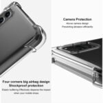 Bumper Transparent Silicon Case for OPPO F25 Pro 5G - (Drop Protection) Back Cover for OPPO F25 Pro 5G - (Transparent)